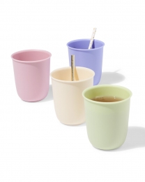 HEMADrinkbekers280mlkunststofpastel-4stuksmulticolor