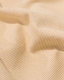 HEMADekbedovertrek200x200220cmflanelstrepenbeigebeige