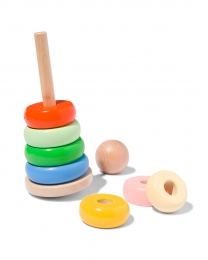 HEMAHoutencilinderstapeltoren20cm