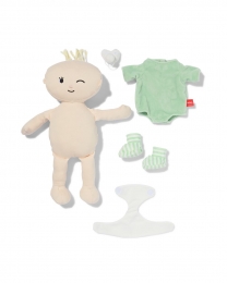 HEMAKnuffelbabypopgroen