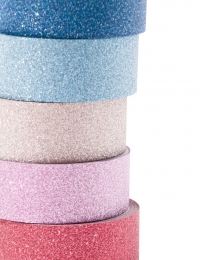 HEMAWashitapesmetglitters-5stuks