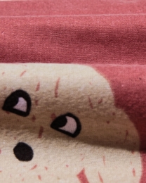 HEMAKinderdekbedovertrekflanel140x200hondroodrood