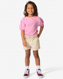 HEMAKinderKorteBroekPaperbagEcruecru