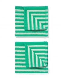 HEMAVaatdoekjes30x30KatoenGroen-2Stuksfelgroen