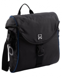 EnkelefietstasPakaftas300S12LZwartblauw