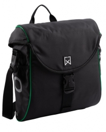 EnkelefietstasPakaftas300S12LZwartgroen