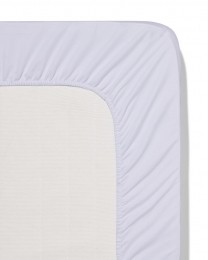 HEMATopperHoeslakenKatoensatijn90x200Witwit