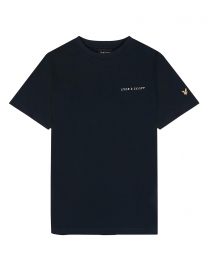 LyleandScottScriptEmbroideredCasualT-shirtJongens134-140