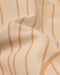 HEMADekbedovertrek200x200220cmzachtkatoenschelpenzandbeige