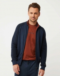 StructureknitcardiganNavy