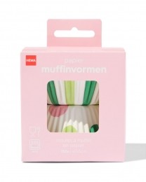 HEMAMuffinvormen7cmPapier-150Stuksmulti