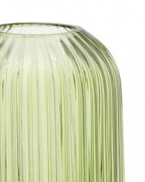 HEMAVaasVoorGeurstokjesXSGlasRibbelgroen