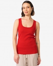 HEMADamesTanktopAnoukRibRoodrood