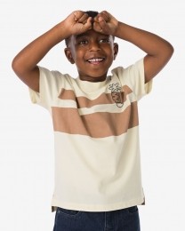 HEMAKinderT-shirtKleurblokkenBruinbruin