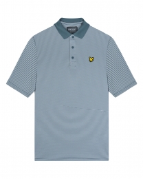 LYLEMensGolfMicrostripePolo