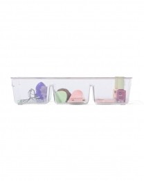 HEMAPlasticOpbergerMetDrieVakken34x152x75