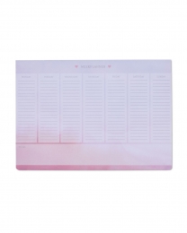 HEMAWeekplannerMagnetischA4Roze
