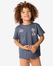 HEMAKinderT-shirtVoetbalDonkergrijsdonkergrijs