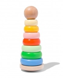 HEMAHoutenCilinderStapeltoren20Cm