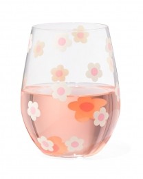 HEMADrinkglas550mlBloemWit