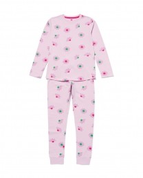HEMAKinderPyjamaStretchKatoenBloemenLilalila