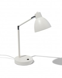 HEMABureaulampMetUSBPoortWit