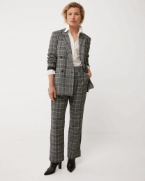 WidelegcheckpantalonDarkGrey