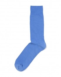 HEMAHerensokkenStructuurFelblauwfelblauw