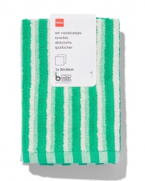 HEMAVaatdoekjes30x30KatoenGroen-2Stuksfelgroen