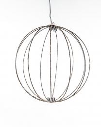 Metal40Cm3DBallBlackWith192LedClassicWarmCopperWi-Annascollection
