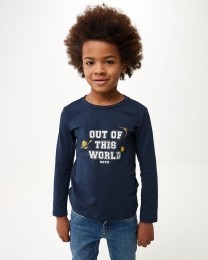 Longsleeveartworkt-shirtNavy