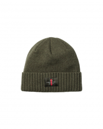 TheMountainStudioCashmereMixCrossLogoBeanie