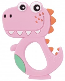 LorelliLuckyDinoPinkSiliconenBijtring1021082-0001