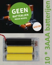 3AAA-batterijvervanger10aansluitingengeen3AAAbatterijenmeernodigTransformatorAdapterIndoorCoenBakker-Coenbakker