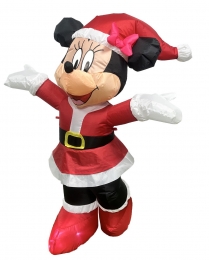 OpblaasfiguurpolyesterMinniekerstmanpak125cm-Disney