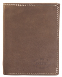 LerenportemonneeDonkerbruinAkzentherenUsedLook