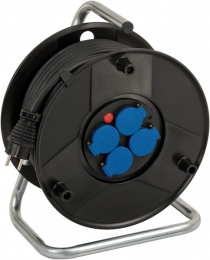 Brennenstuhl1099074KabelhaspelAK260-25m-H07RN-F3G25-Grijs