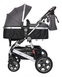 LorelliLoraSteelGrey2-in-1CombiKinderwagen10021272389