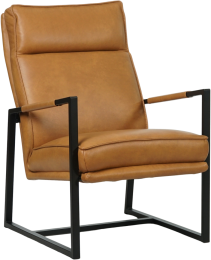 CognaclerenindustriledesignfauteuilSquare-GranadaleerSaharacognacleer