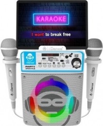 IdancePartyboxGrooveKaraokeMachineMet2Microfoons