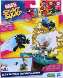 MarvelStuntSquadSpeelsetIronmanVsBlackPantherMiddel