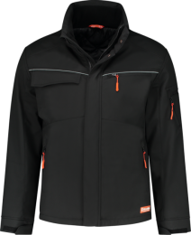 Workman2536SoftshellJacketWinter-Zwart-L