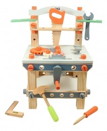 EcoToysHoutenGereedschapWerkbankHC610539