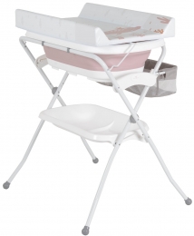 CangarooComoPinkOpvouwbareBadsetmetBadstandaard