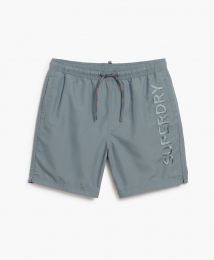 SuperdryPREMIUMEMB17INCHSWIMSHORTSTORMYWEATHERGREYS