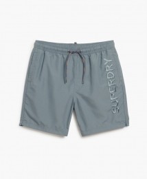 SuperdryPREMIUMEMB17INCHSWIMSHORTSTORMYWEATHERGREYS