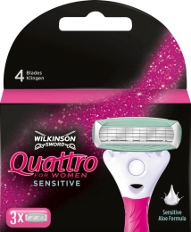WilkinsonWilkinsonScheermesjesQuattroSensitive3Mesjes