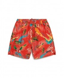SuperdryHAWAIIANPRINT17SWIMSHORTWaikikiRedL