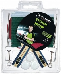 GarlandoStormPlusTafeltennisSet-2Batsen3Pingpongballen-NetenPalen