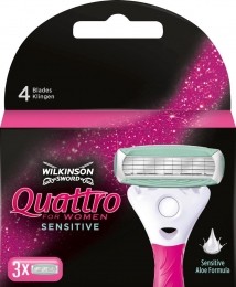 WilkinsonWilkinsonScheermesjesQuattroSensitive3Mesjes